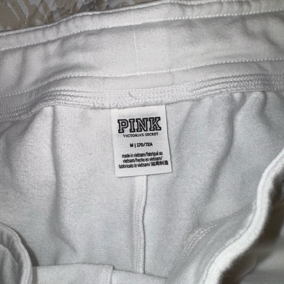 PINK Victoria's Secret White Sweatpants - Picture 3 of 4